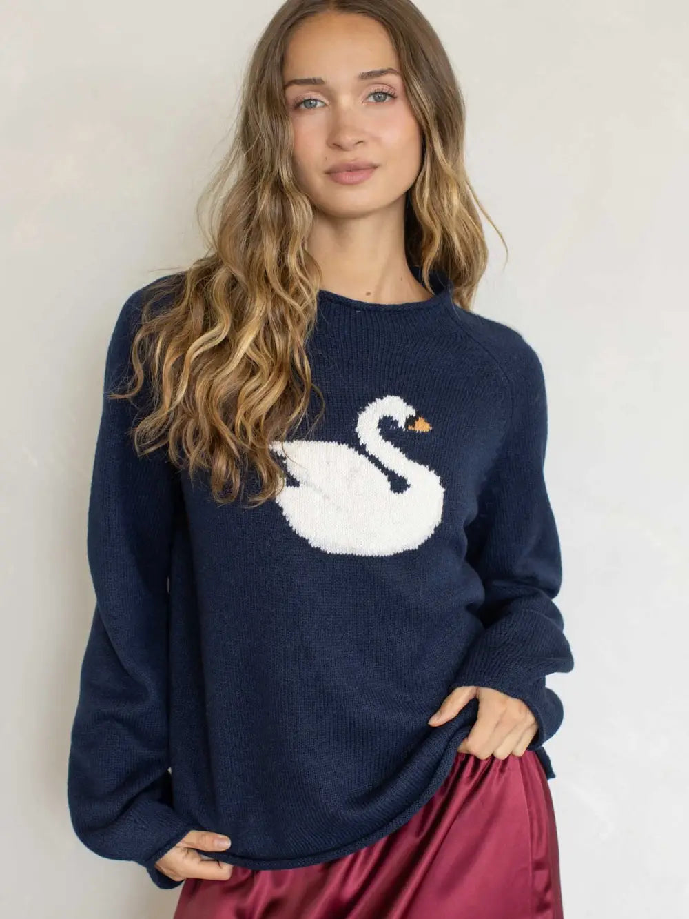 Swan sweater