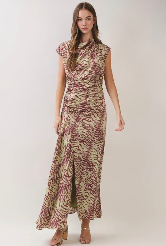London zebra midi
