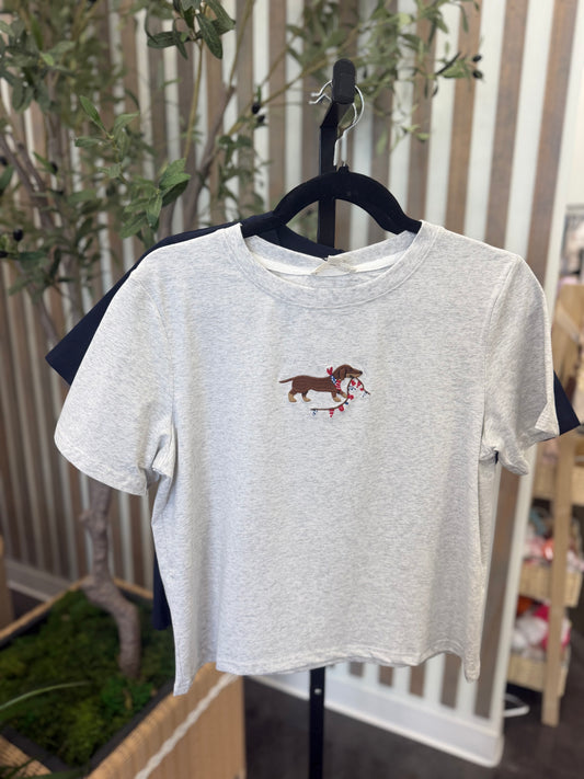 Dog baby USA tee 2 colors