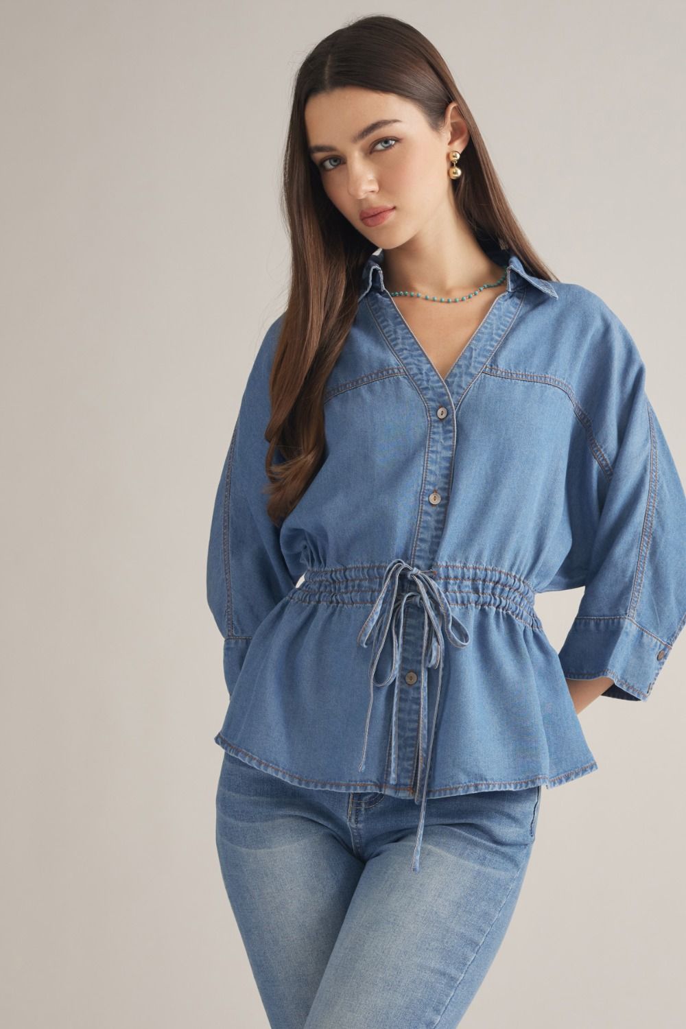E Drawstring top (2 colors)