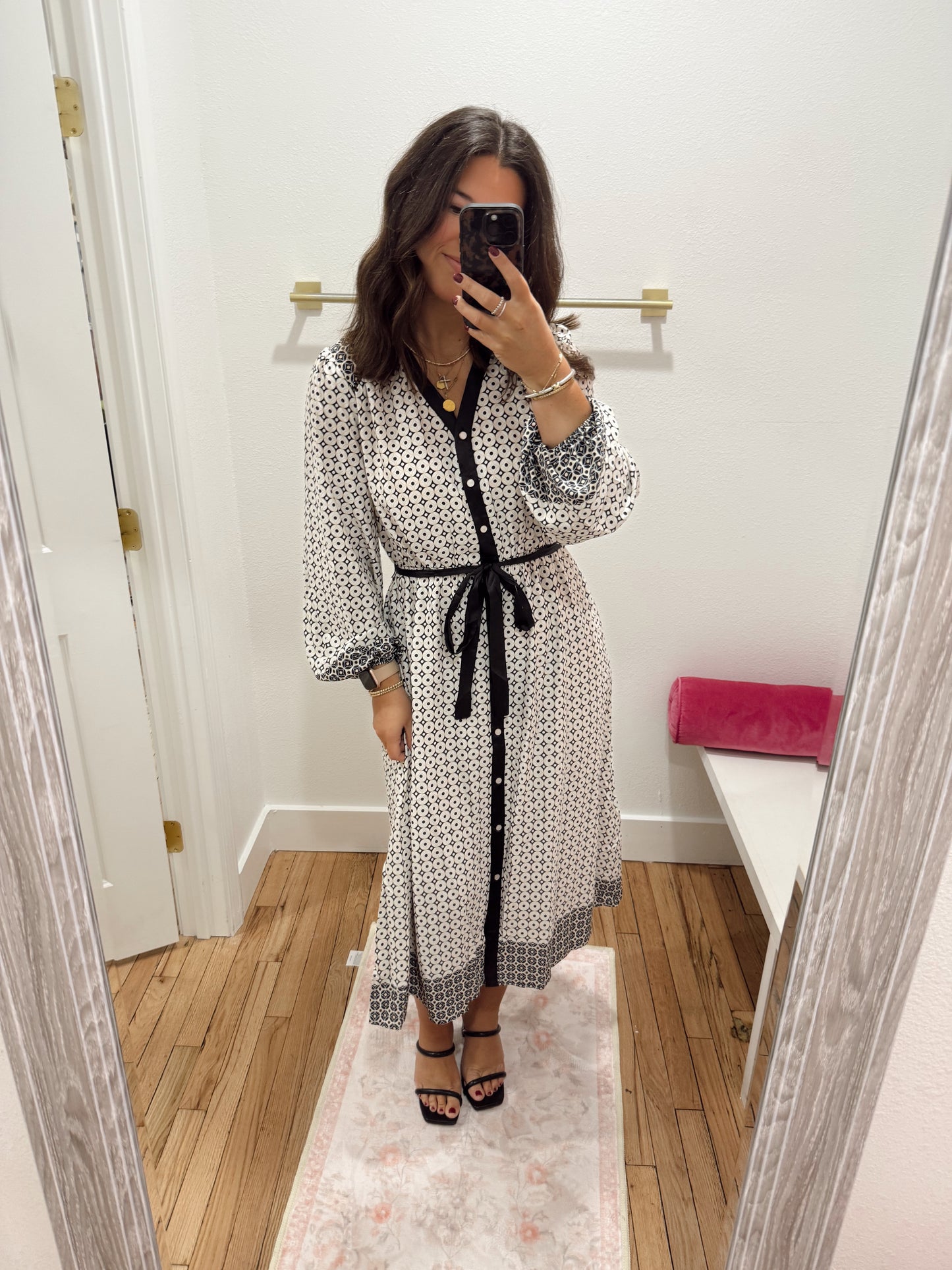 Gia satin mini dress