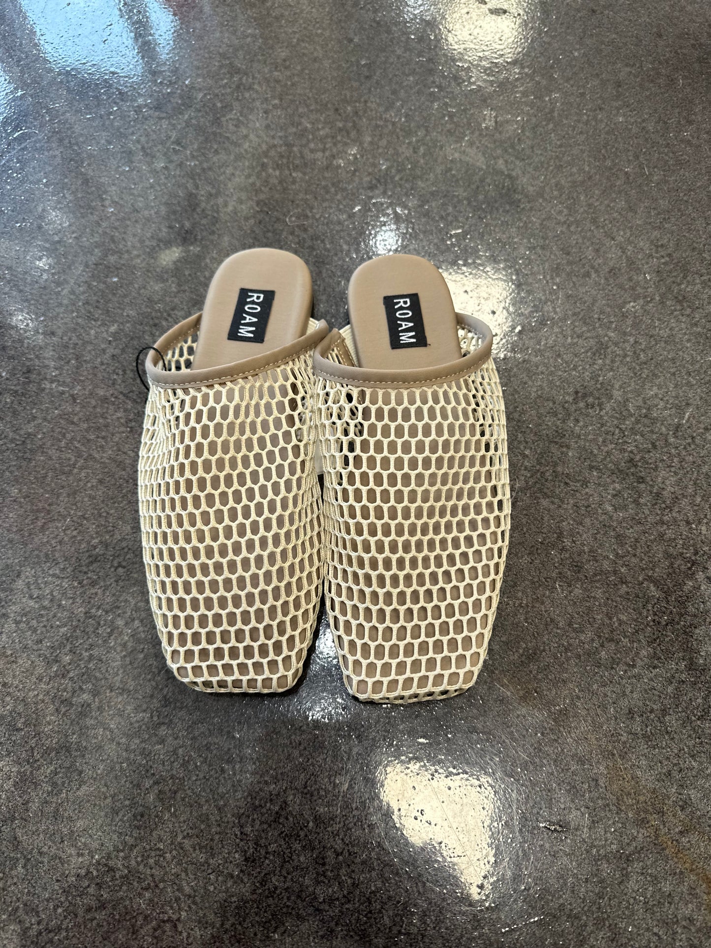 MESH BABOOSH MULE CREAM - Roam