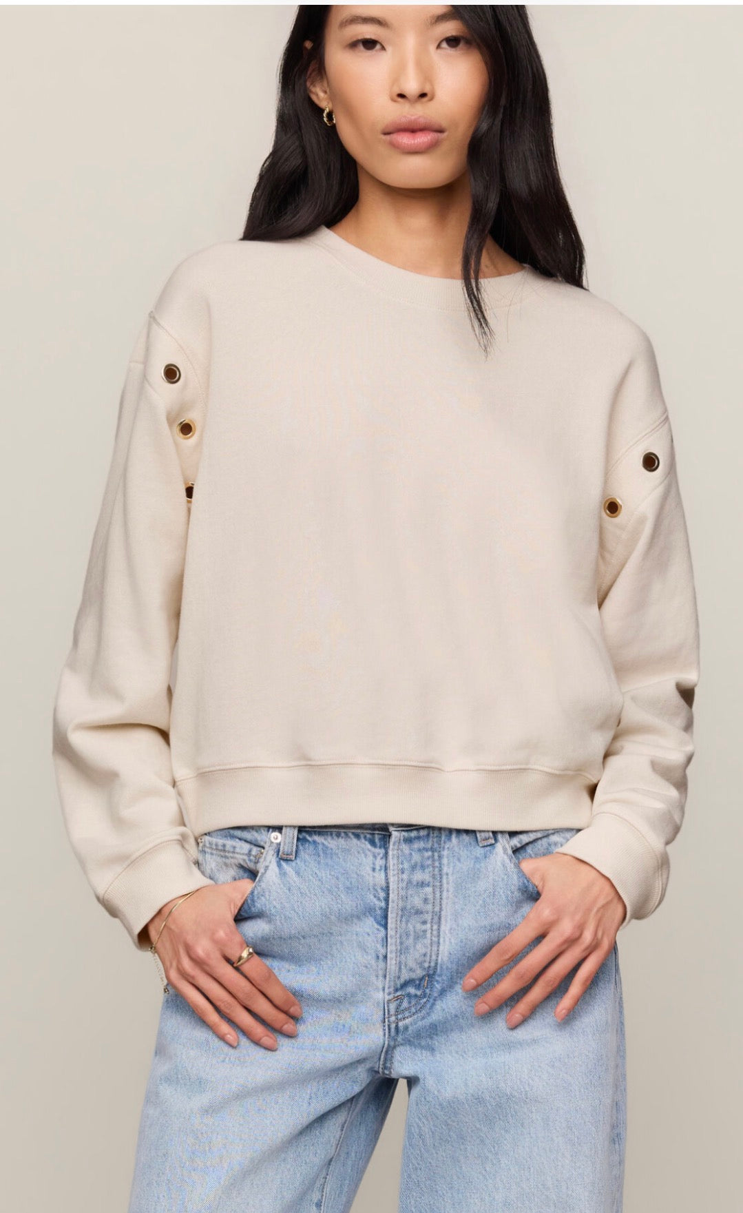 Axel Grommet Sweatshirt sandstone  - Z Supply