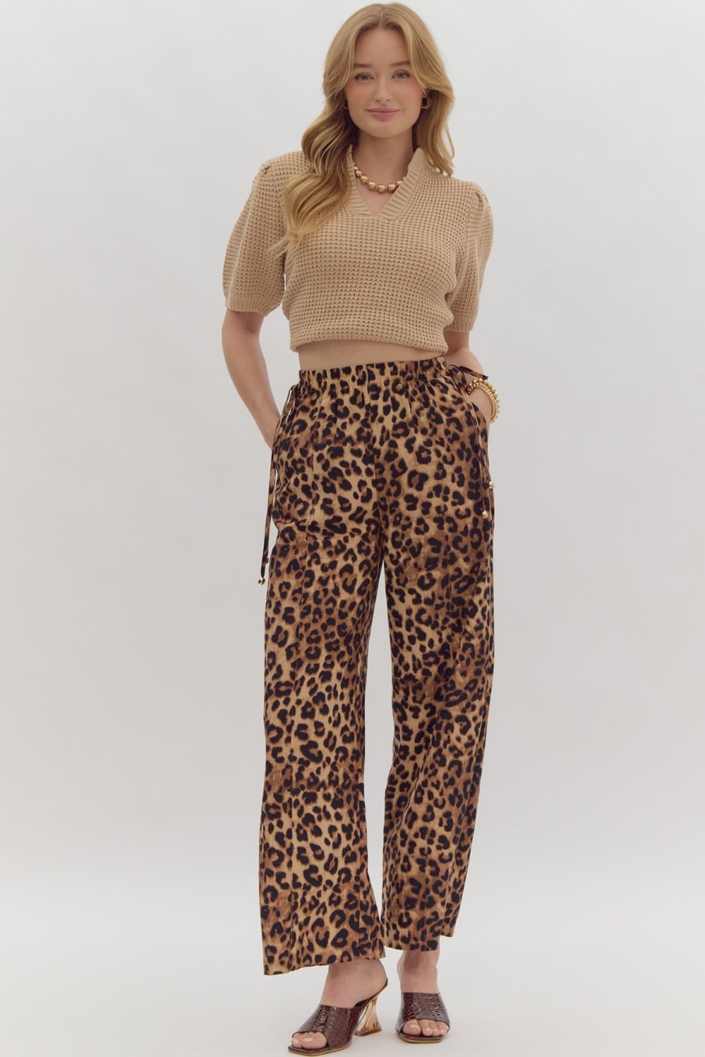 Katy leopard pants