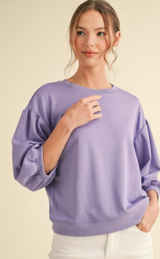 Lavender Leisure Top