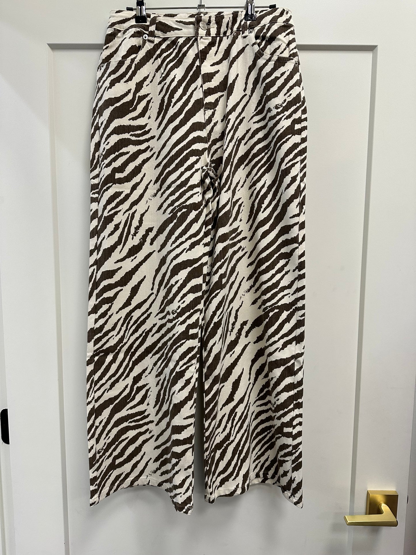 Zebra Ecru Pant