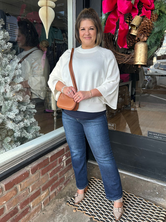 Cozy Cream Sweater Top