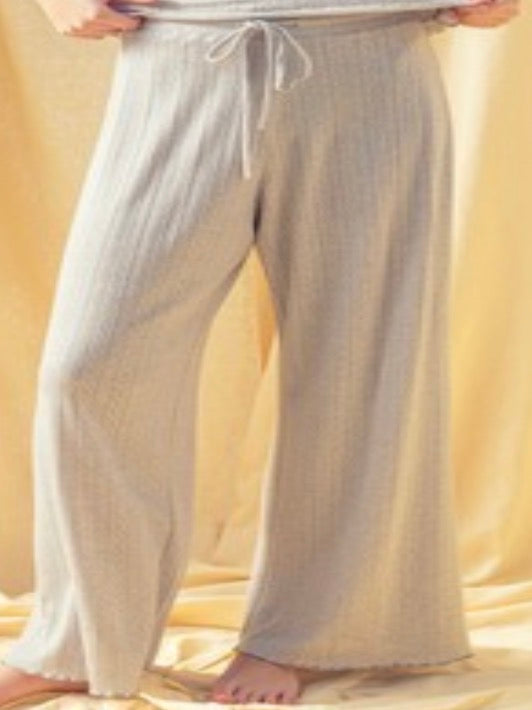 POINTELLE Pant Set (2 colors)