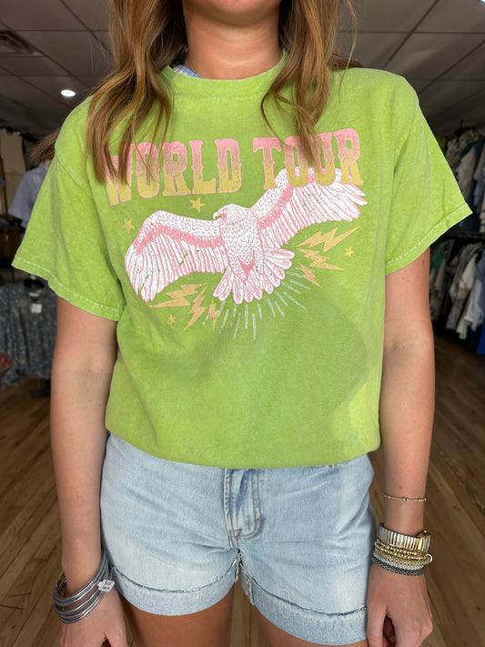 Lime World Tour Graphic Oversized