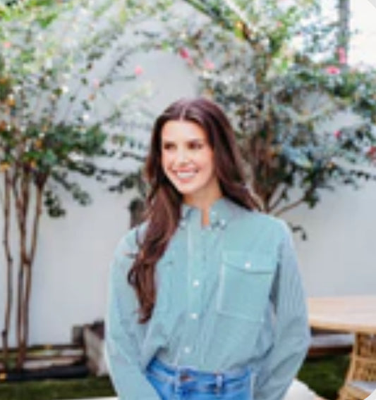 Stripe Poplin Pocket by Karlie