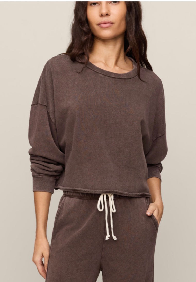Circuit sweatshirt dark chocolate - Z Supply