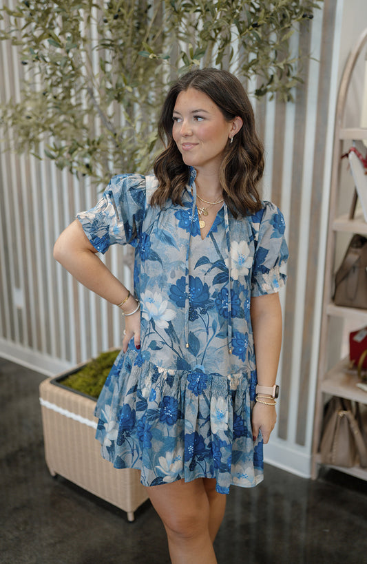 Navy Garden Party Mini