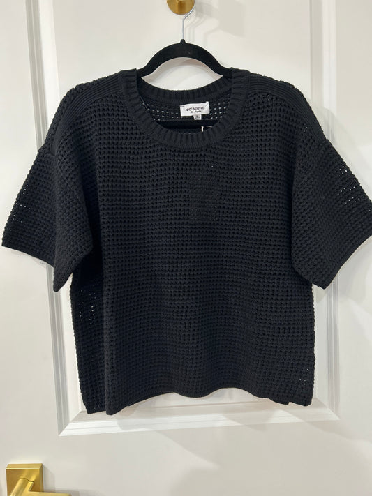 waffle knit top (2 colors)