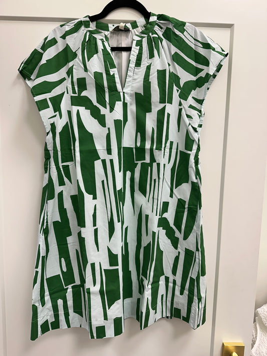 Print mini tunic dress