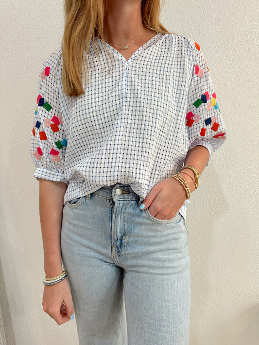 Ginny Gingham top