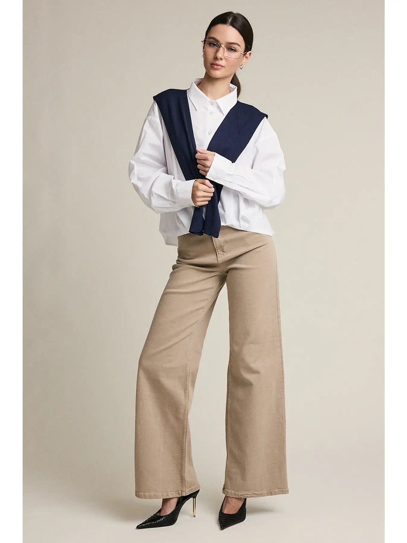Button down/shawl set (2 colors)