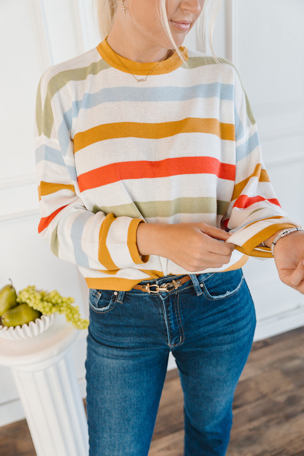 Poppy combo sweatshirt