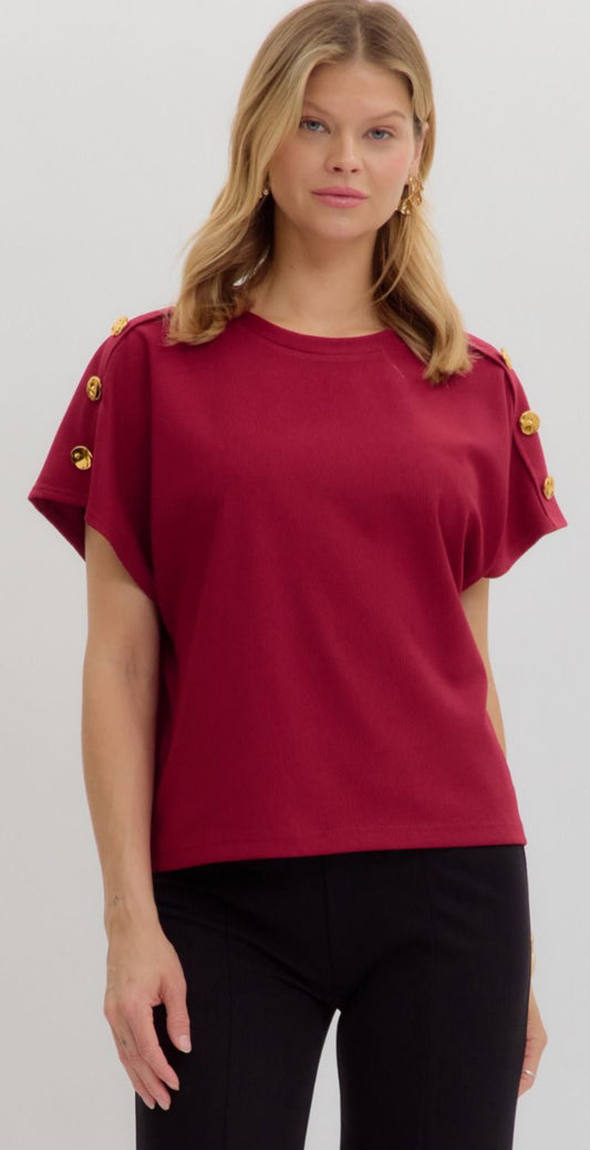 Allison Top - wine
