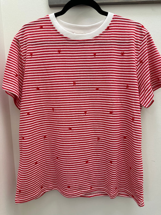 Stars and Stripes red tee