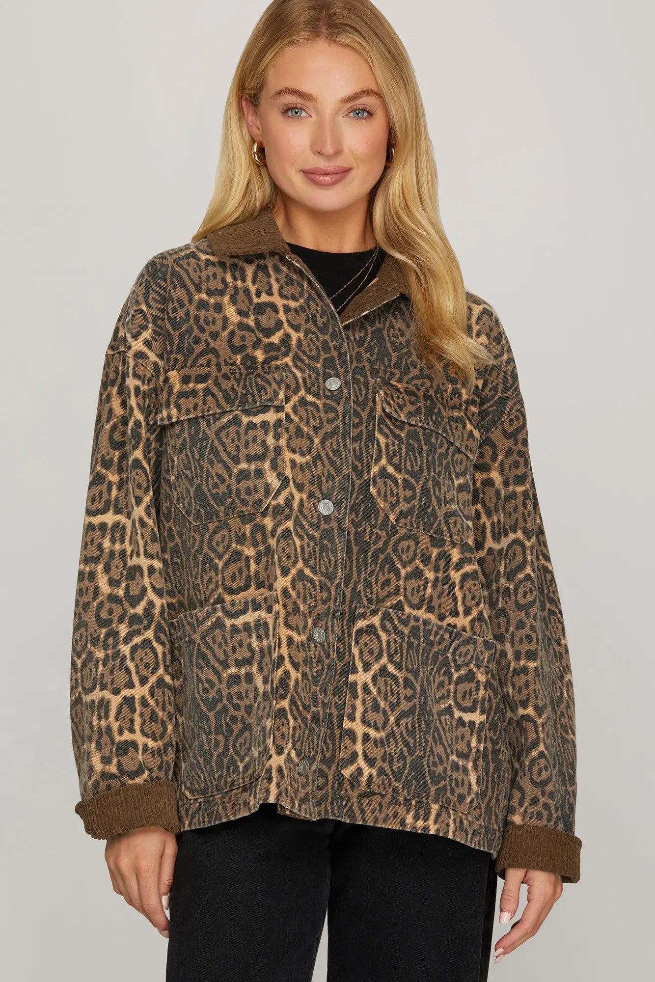 Leopard Barn Jacket