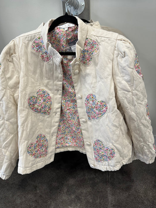 Floral Heart Quilted Jacket by KARLIE - was $140, now $99 - final sale