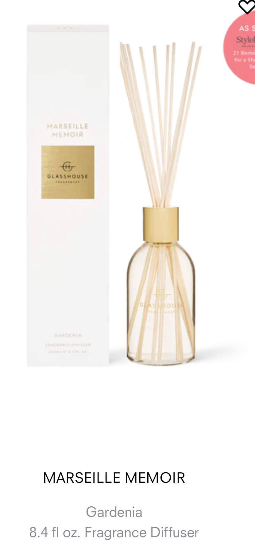 Glasshouse Diffusers (multiple scents)