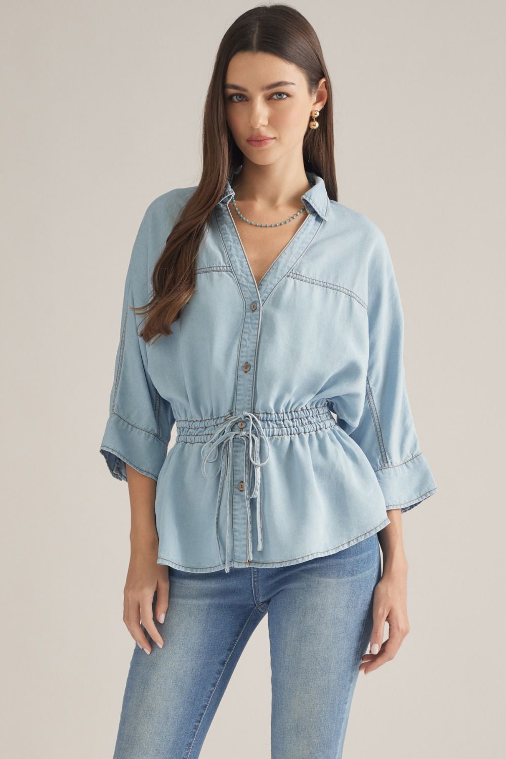 E Drawstring top (2 colors)