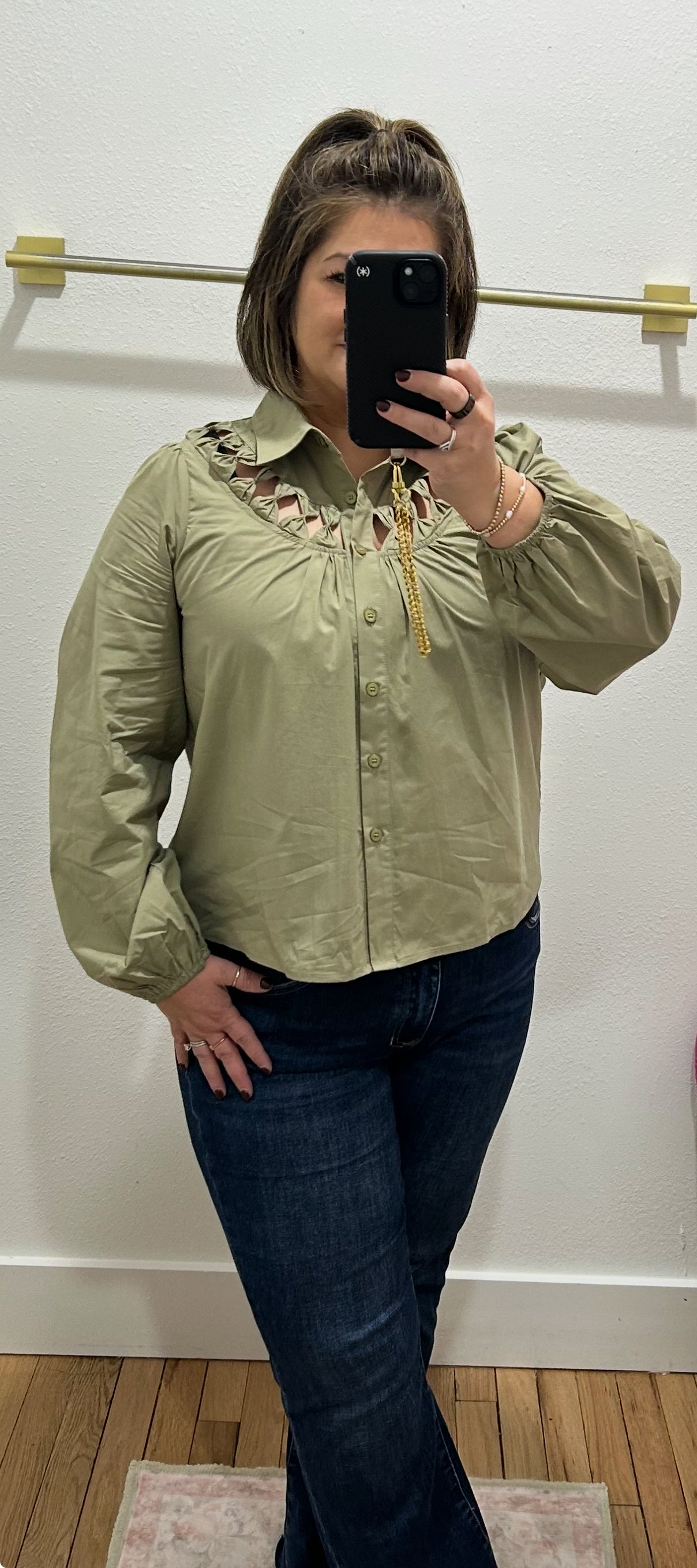 Valerie button down top