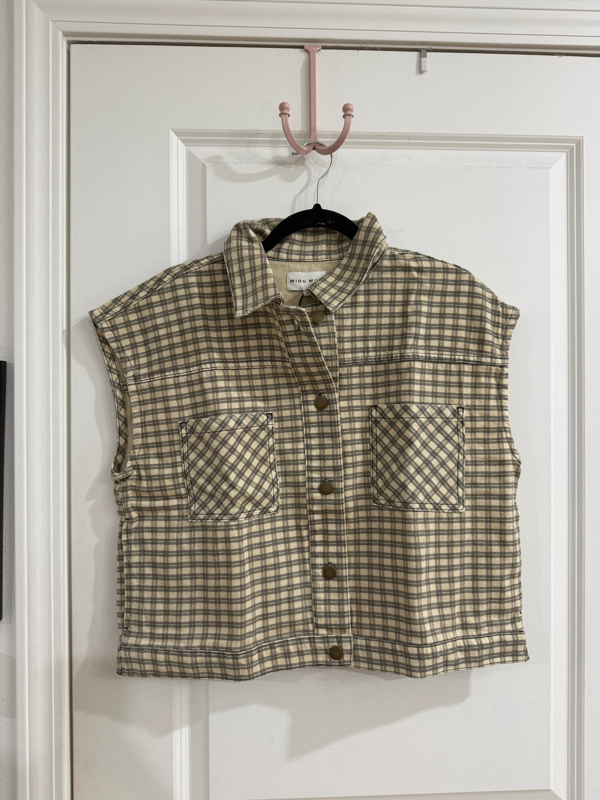 MINI CHECKER PATTERN SKIRT Set