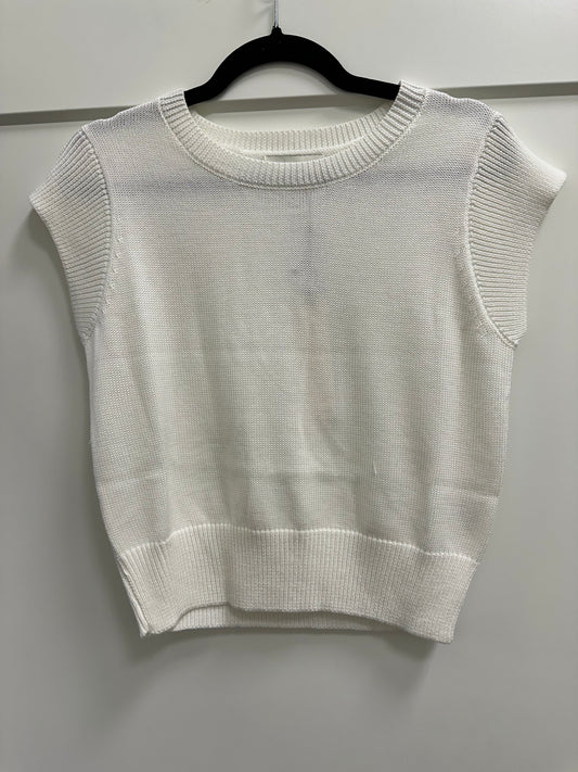 Cap Sleeve Knit Top