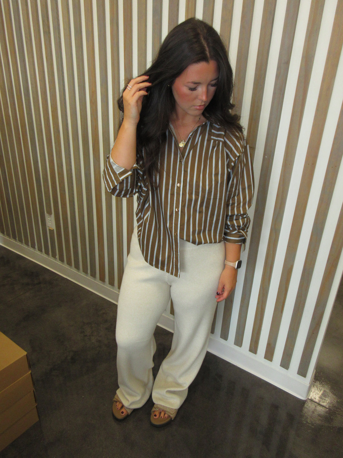 Sassy stripe top
