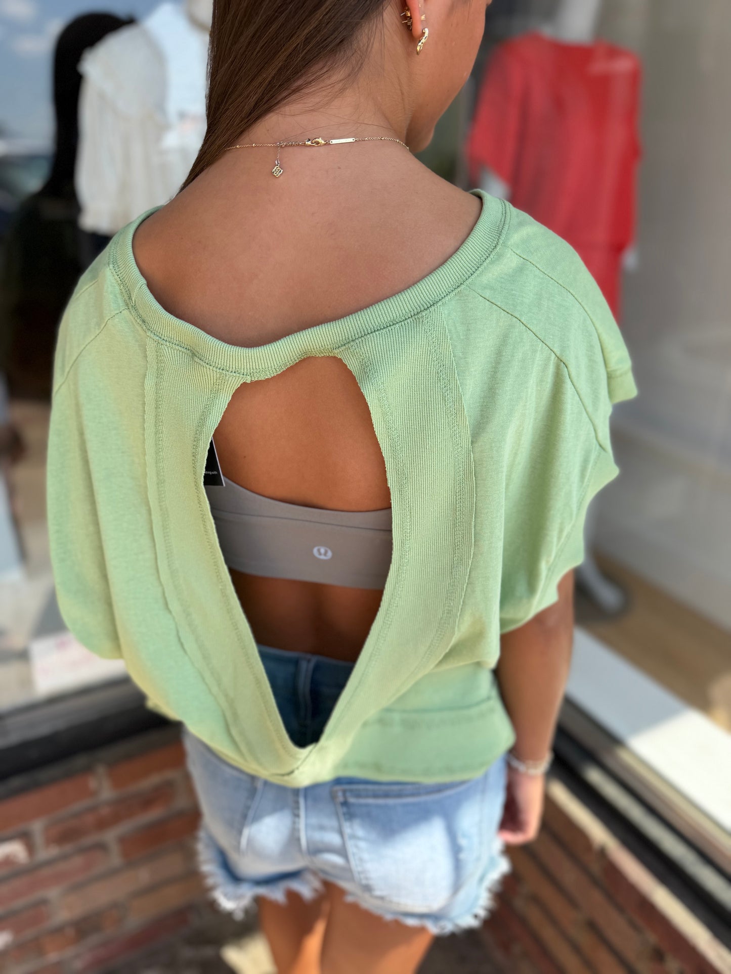 hailey cut out top (3 colors)