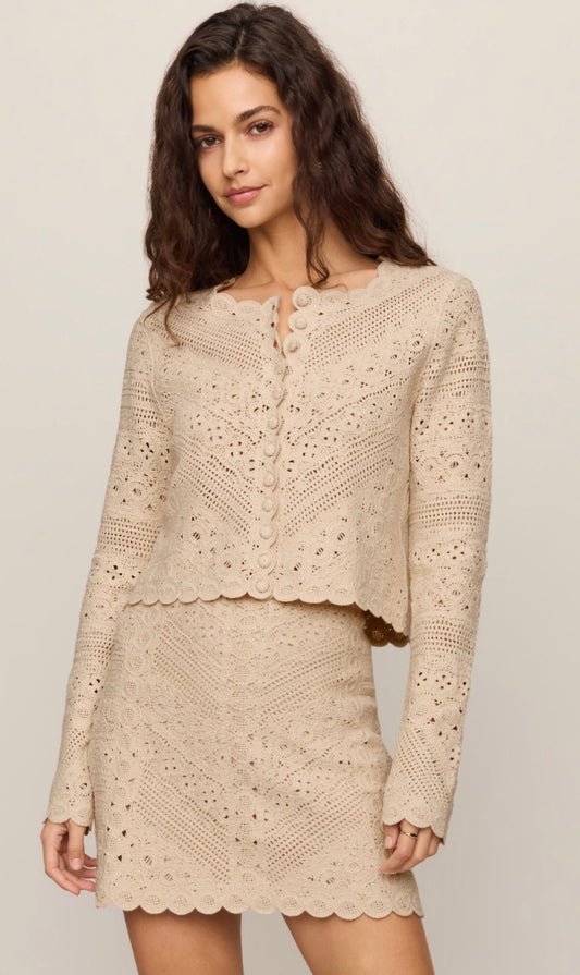 Cressa Cardigan Natural - Z Supply