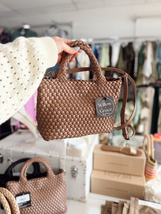 weave mini tote (3 colors)