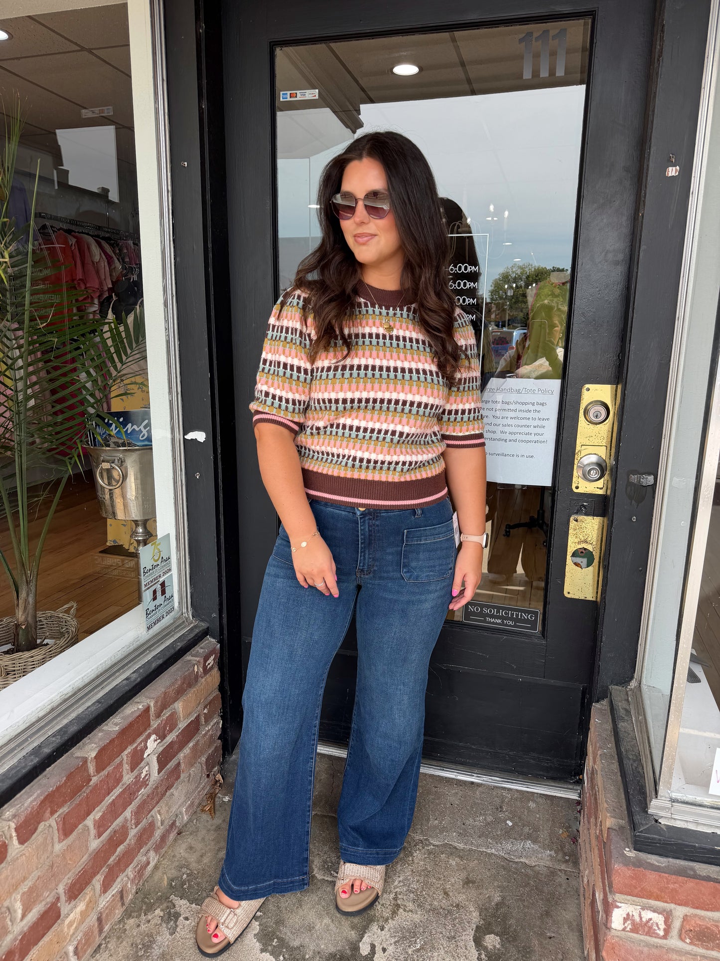 Marissa Multi Striped Knit Top
