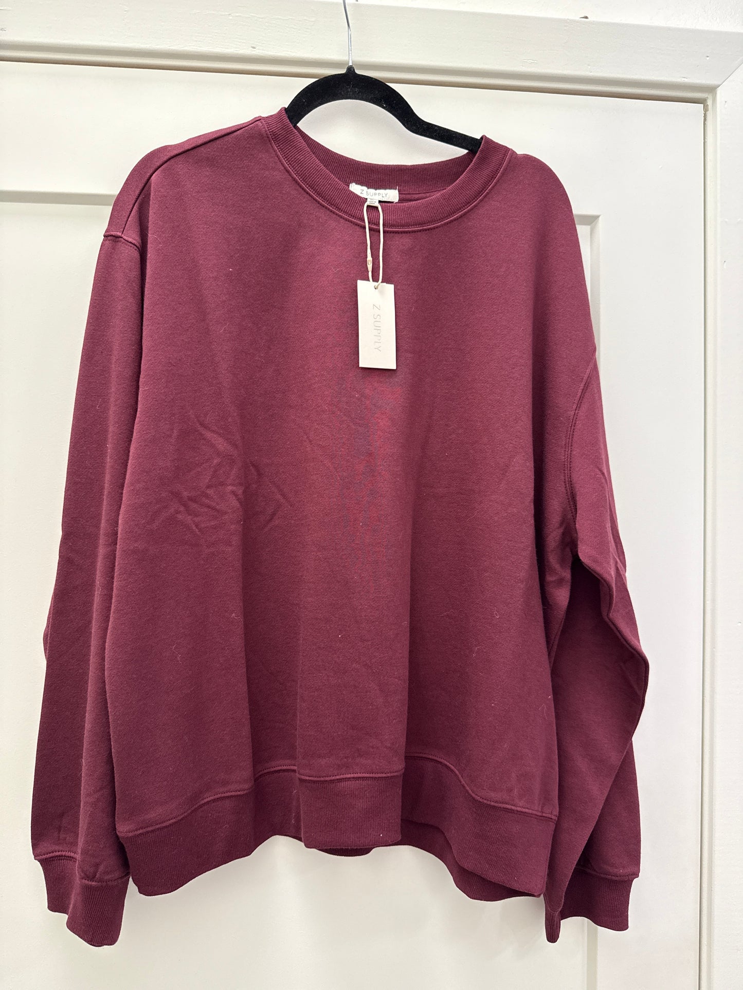 Boyfriend Sweatshirt Merlot - Z Supply
