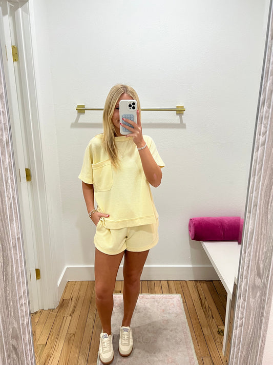 honeycomb short set (3 colors)