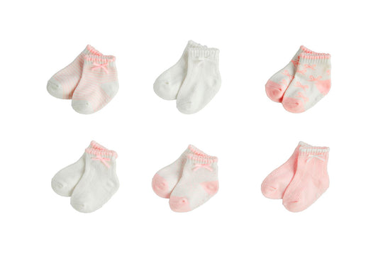 Baby Socks - pink assorted