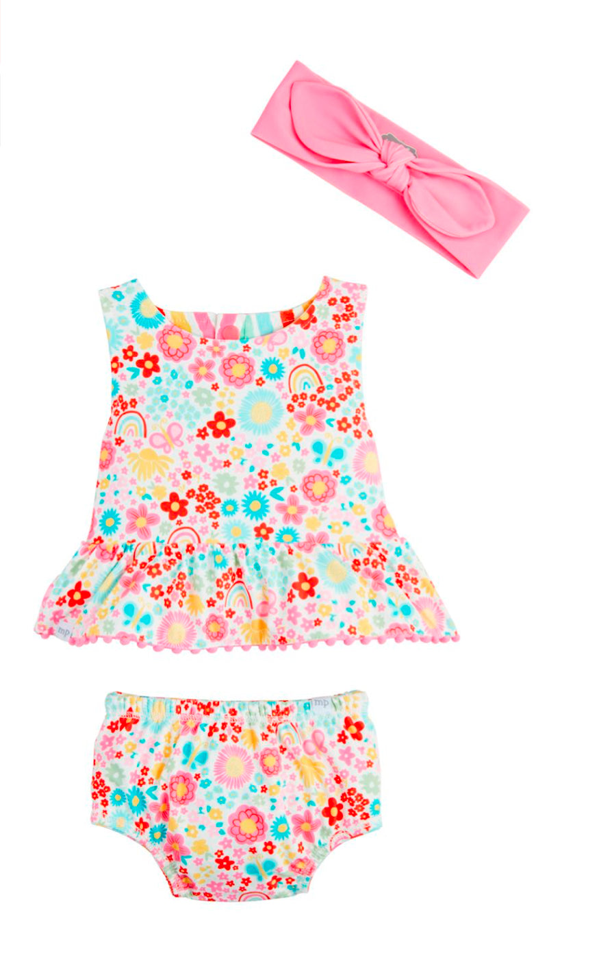 RAINBOW STRIPE REVERSIBLE swimsuit