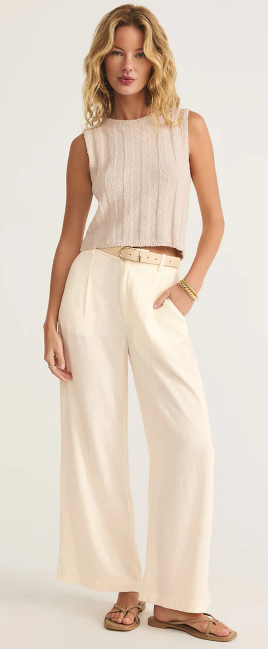 Topanga Linen Pant White - Z Supply