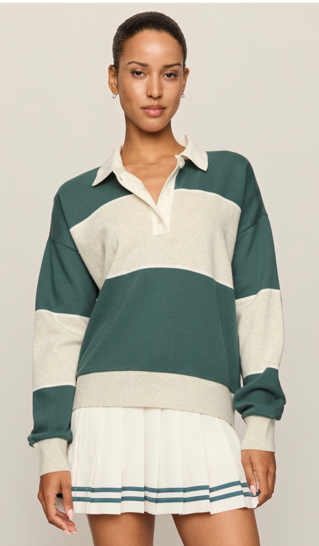 Study break polo sweatshirt gray - Z Supply