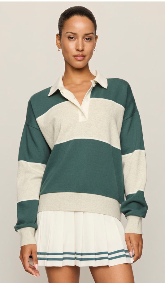 Study break polo sweatshirt gray - Z Supply
