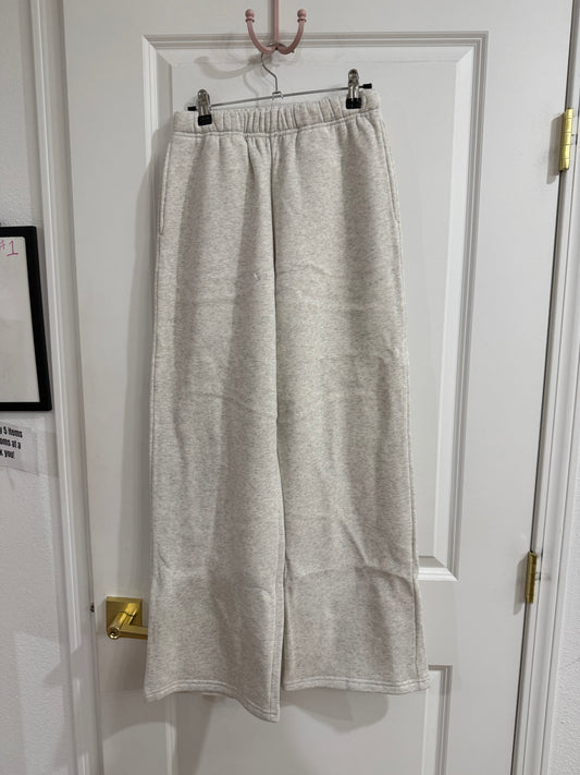Wide leg Heather sweatpants