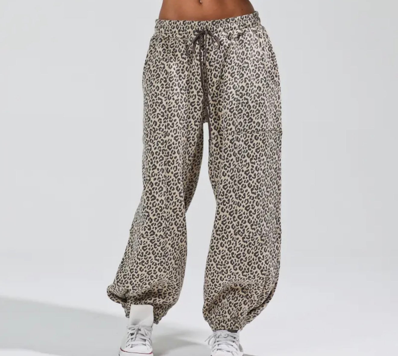 leopard joggers (2 colors)
