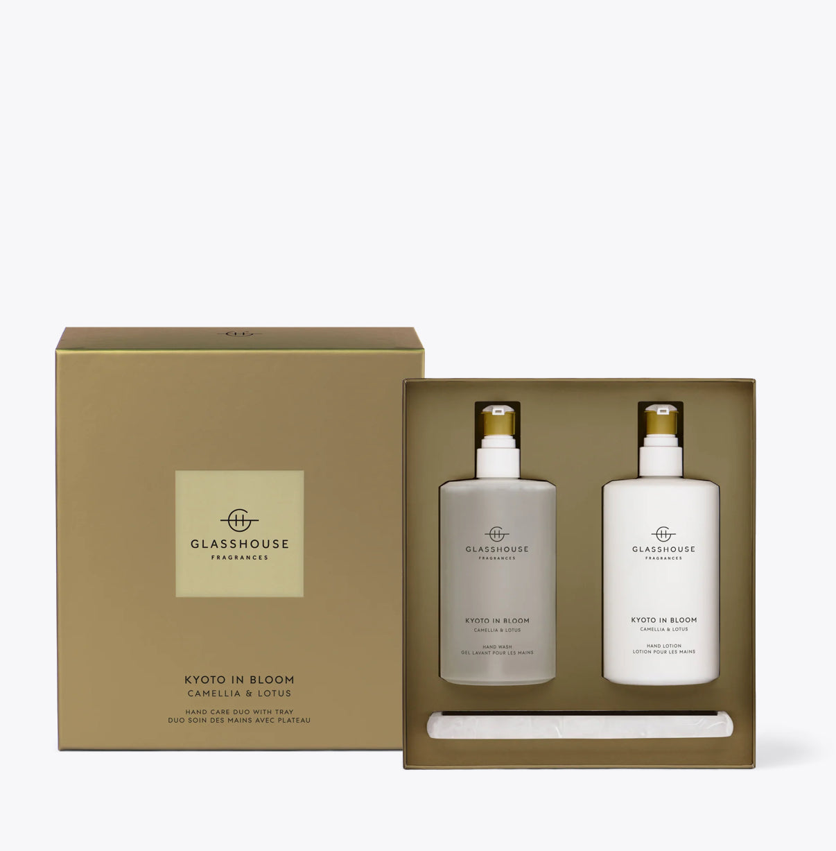 KYOTO IN BLOOM
CAMELLIA & LOTUS
Hand Care Duo With Tray