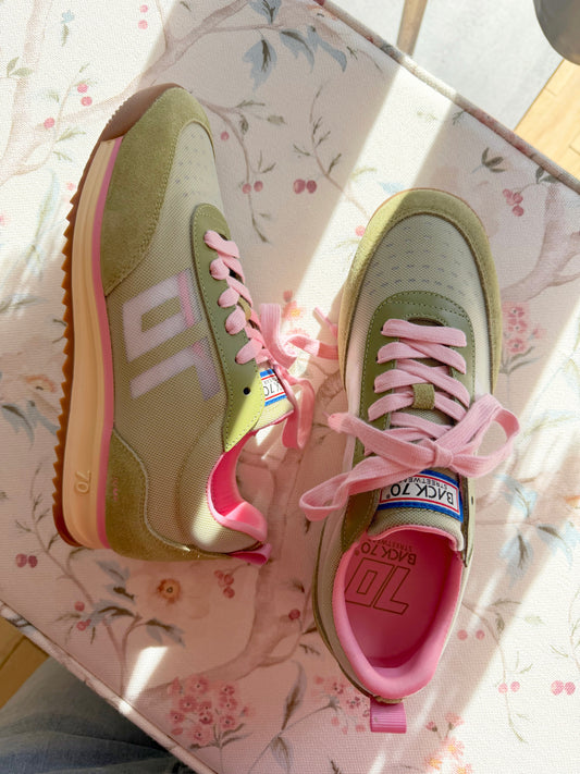 BACK70 Olive Jump sneaker