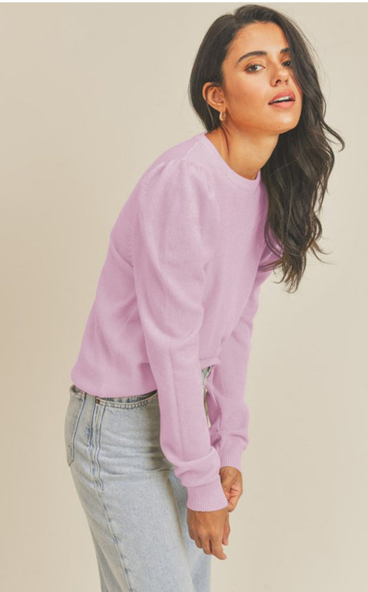 Mary Puff Sleeve Sweater (5 colors