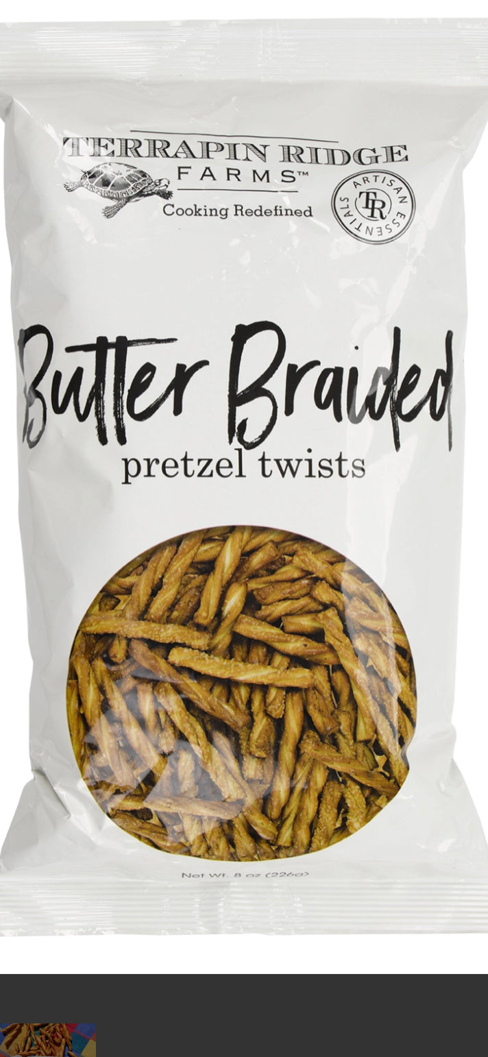 Butter Braided Pretzel Twists