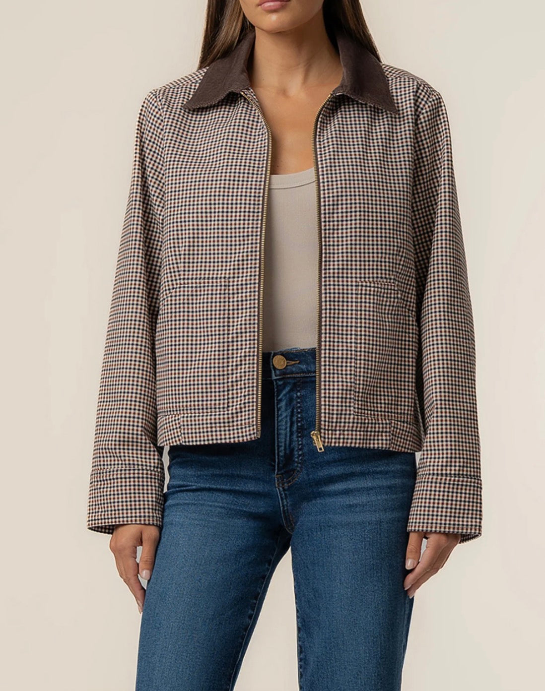 NATALIA ZIP FRONT JACKET - Kut