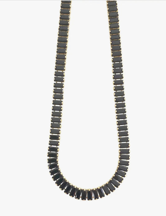 Marley Necklace Black by GEMELLI